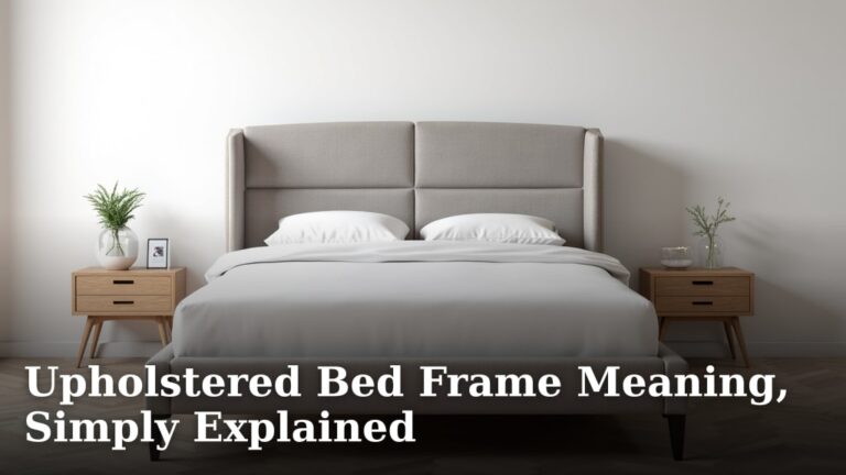 Upholstered Bed Frame Meaning, Simply Explained