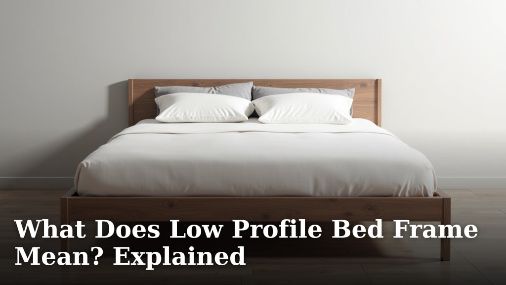 What Does Low Profile Bed Frame Mean? Explained