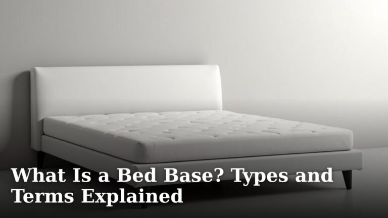 What Is a Bed Base? Types and Terms Explained