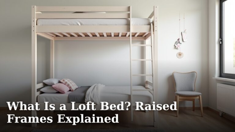 What Is a Loft Bed? Raised Frames Explained