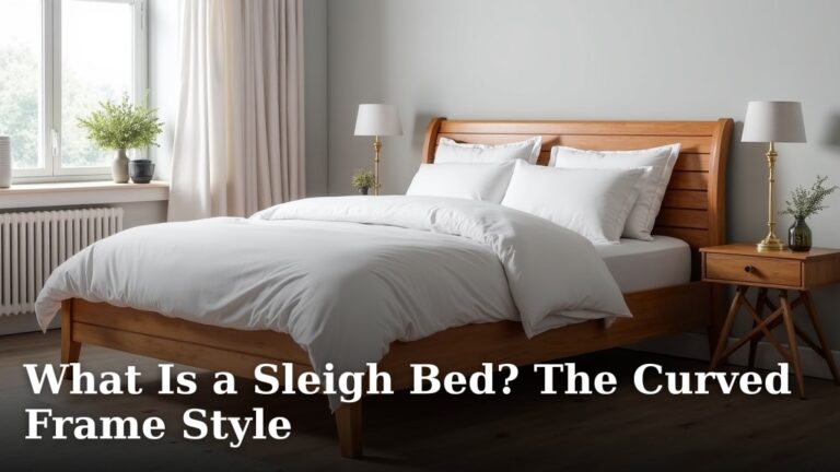 What Is a Sleigh Bed? The Curved Frame Style