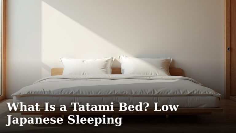 What Is a Tatami Bed? Low Japanese Sleeping