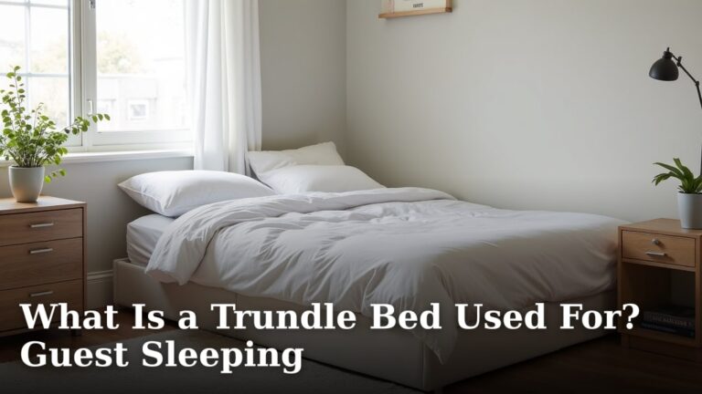 What Is a Trundle Bed Used For? Guest Sleeping