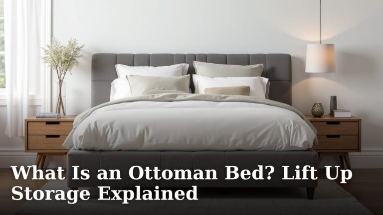 What Is an Ottoman Bed? Lift Up Storage Explained