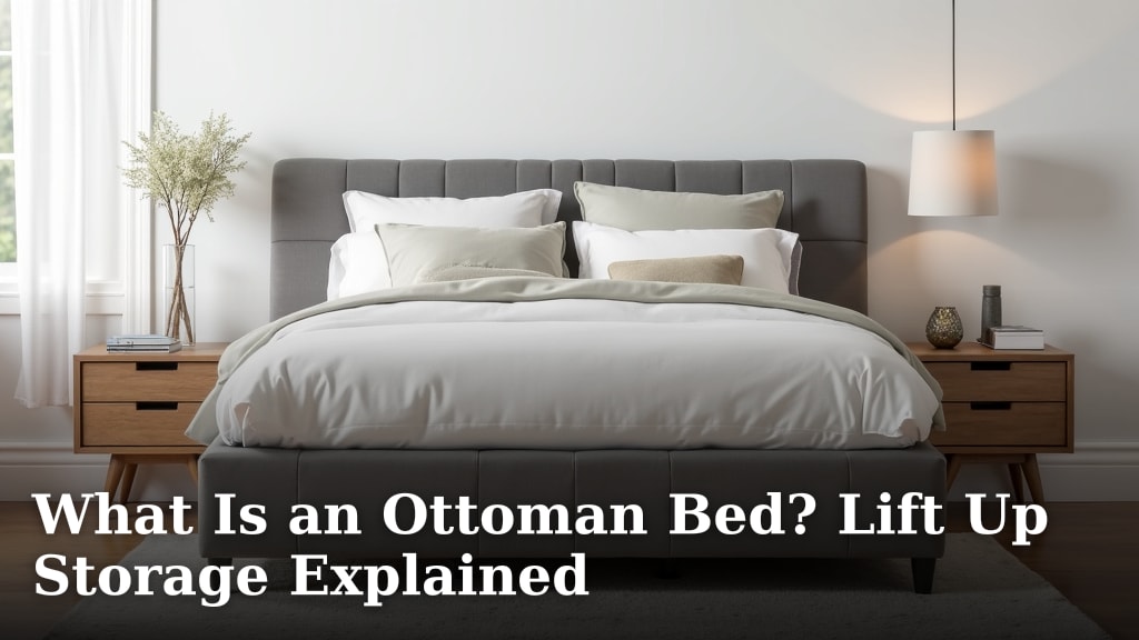 What Is an Ottoman Bed? Lift Up Storage Explained
